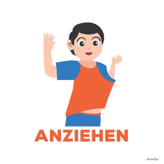 Piktogramm - Anziehen