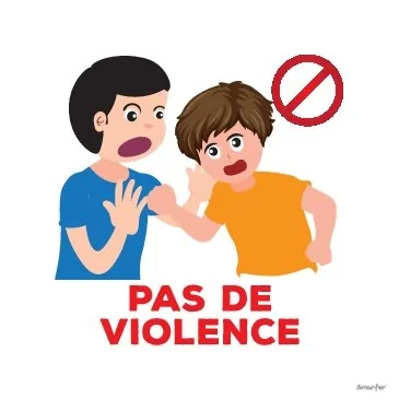 Pictogramme - Pas de violence