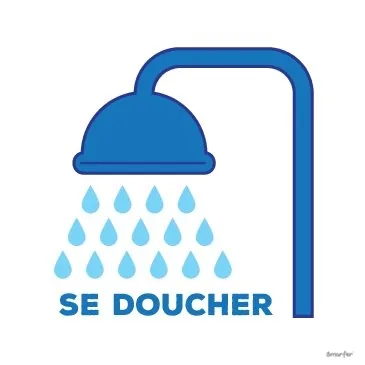 Pictogramme - Se doucher