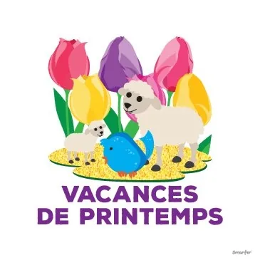 Pictogramme - Vacances de printemps