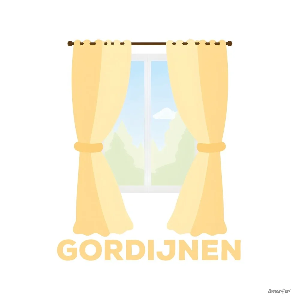 Pictogram - Gordijnen