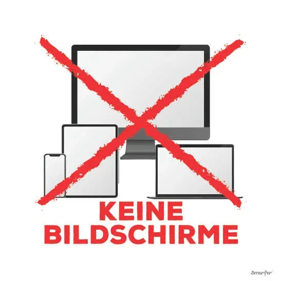 Piktogramm - Keine bildschirme