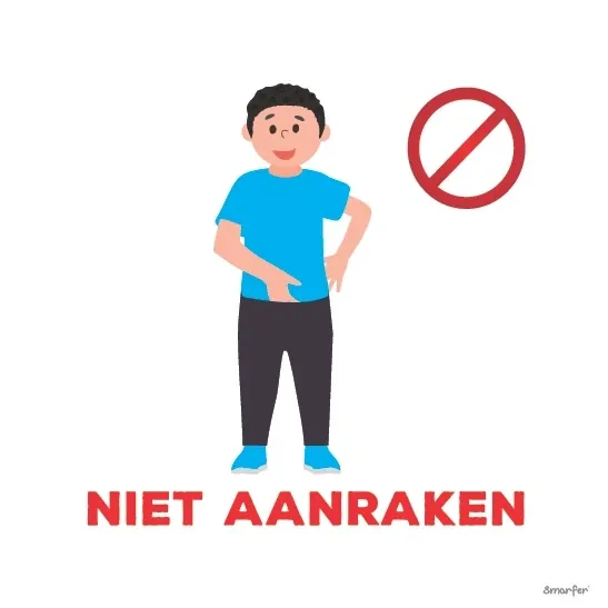 Pictogram - Niet aanraken
