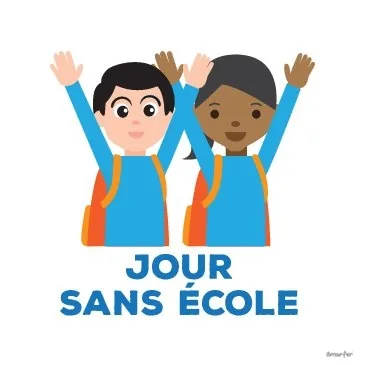 Pictogramme - Jour sans école
