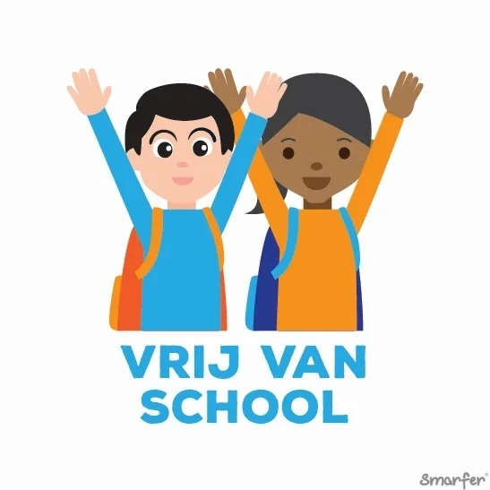 Pictogram - Vrij van school