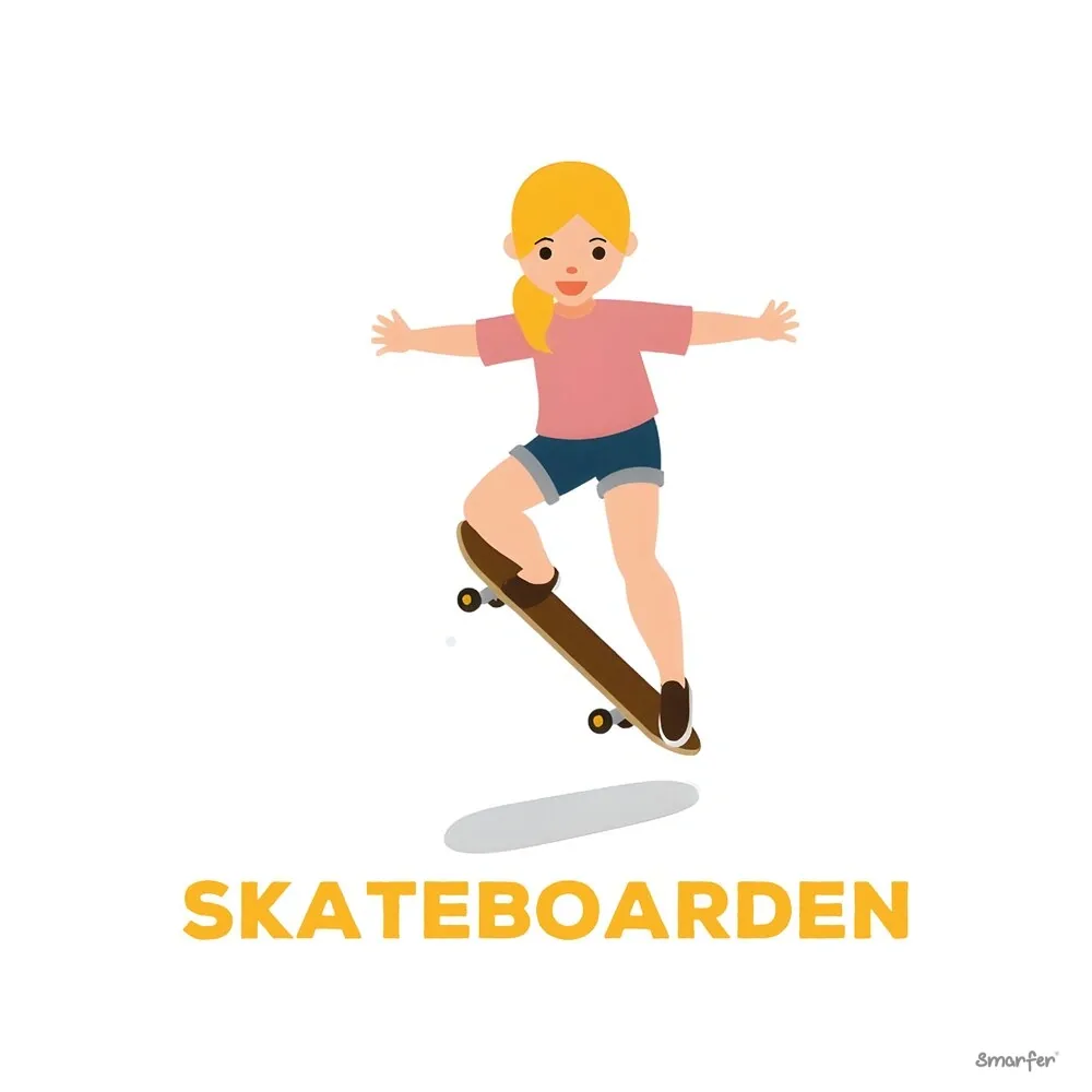 Pictogram - Skateboarden