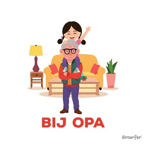 Pictogram - Bij opa