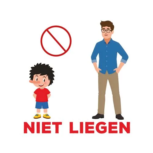 Pictogram - Niet Liegen