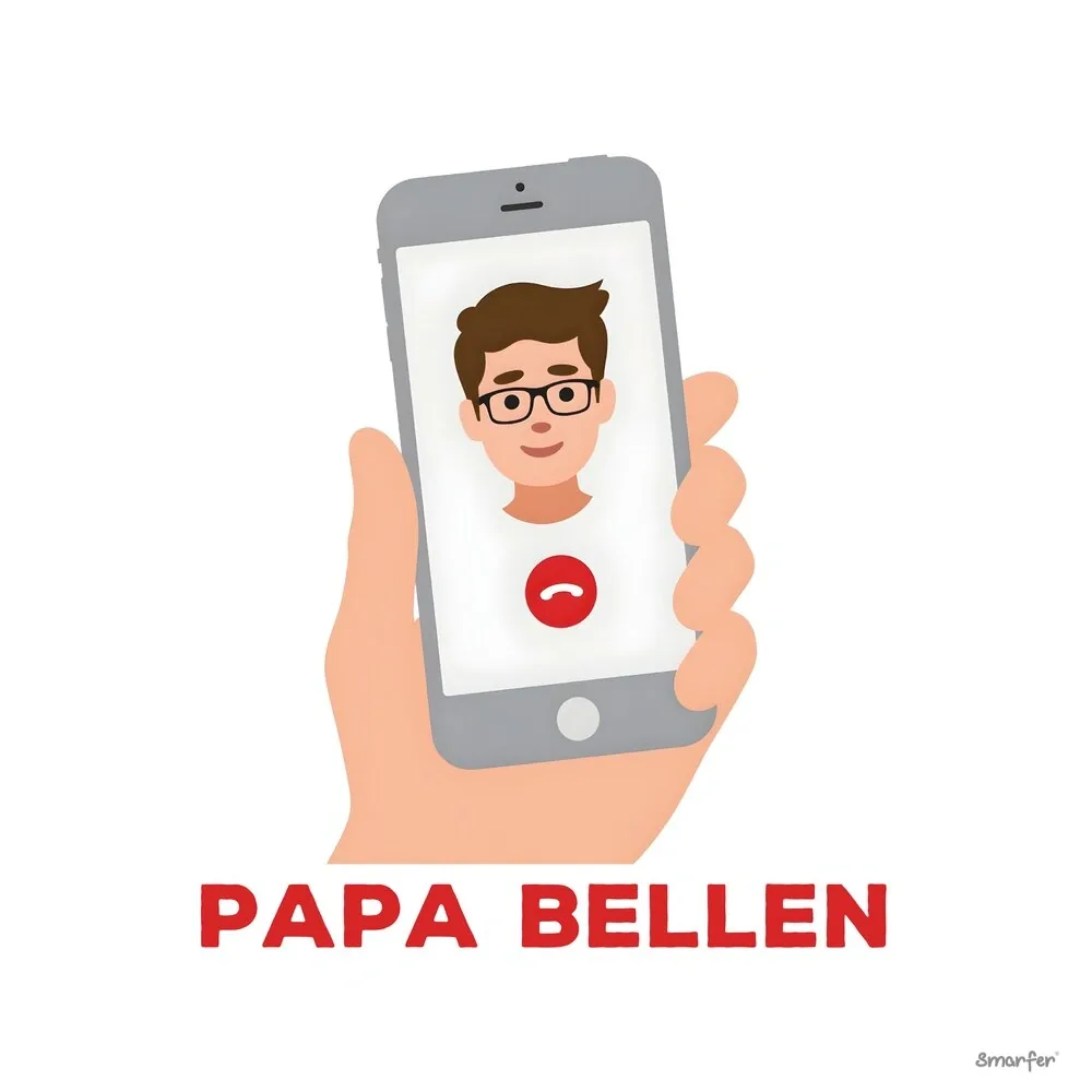 Pictogram - Papa bellen