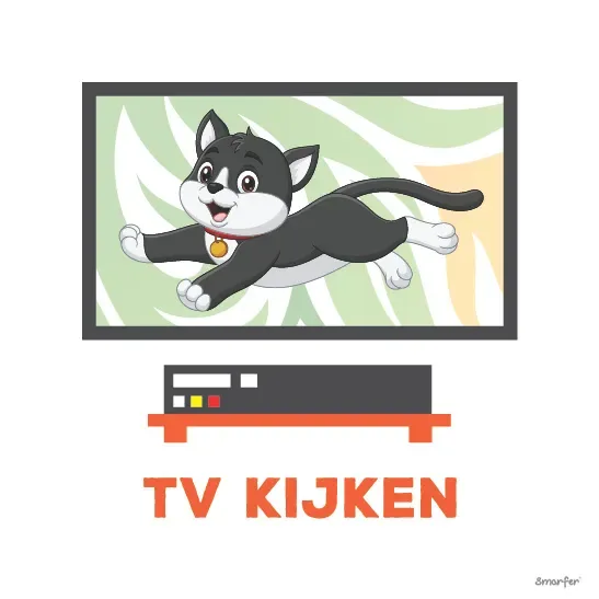 Pictogram - Tv kijken