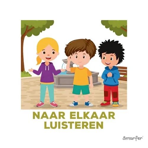 Pictogram - Naar elkaar luisteren