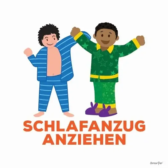 Piktogramm – Schlafanzug anziehen