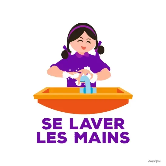 Pictogramme - Se laver les mains