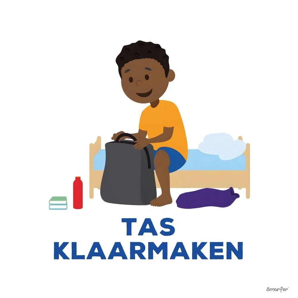 Pictogram - Tas klaarmaken