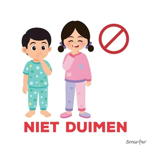 Pictogram - Niet duimen